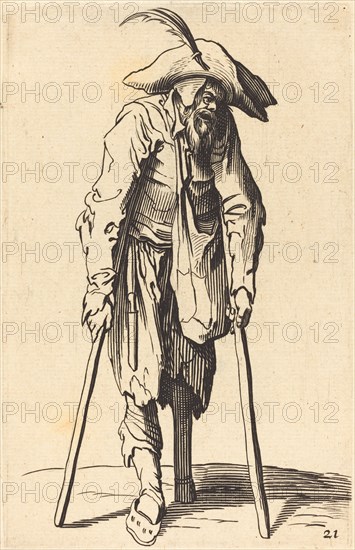 Beggar with Wooden Leg.