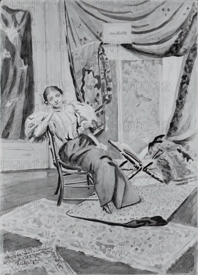 Girl on Chair, c. 1891.