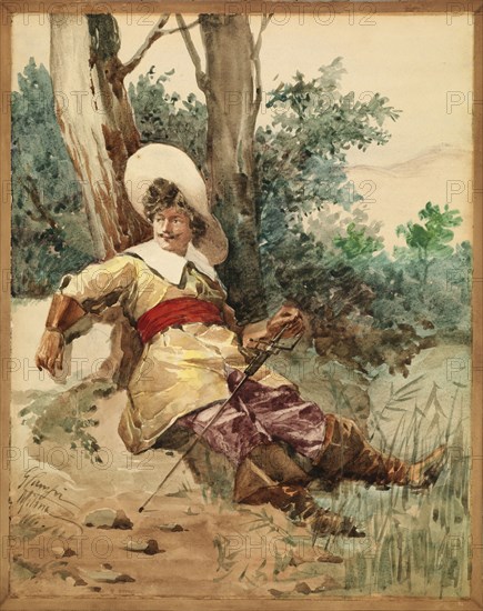 Resting Musketeer, n.d.