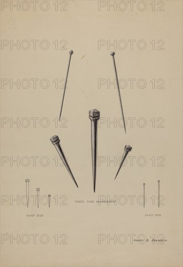 Nails and Pins, c. 1937.