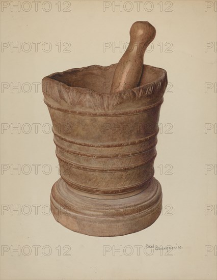 Mortar and Pestle, 1939.