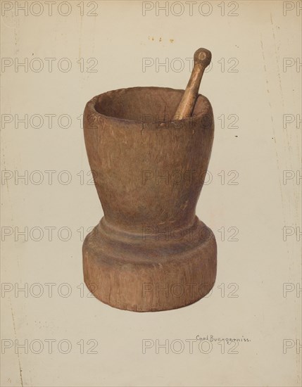 Mortar and Pestle, 1939.