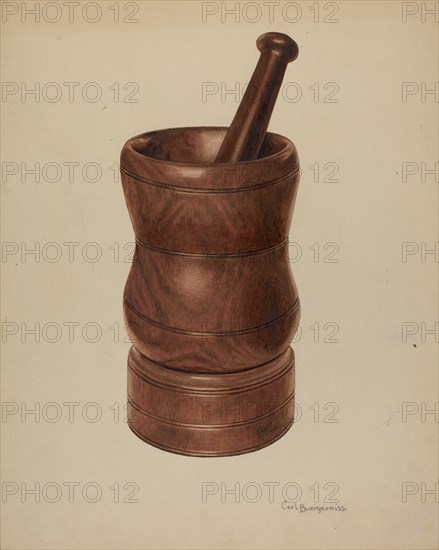 Mortar and Pestle, 1938.