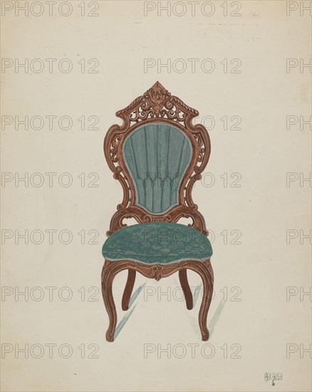 Rosewood Chair, c. 1936.