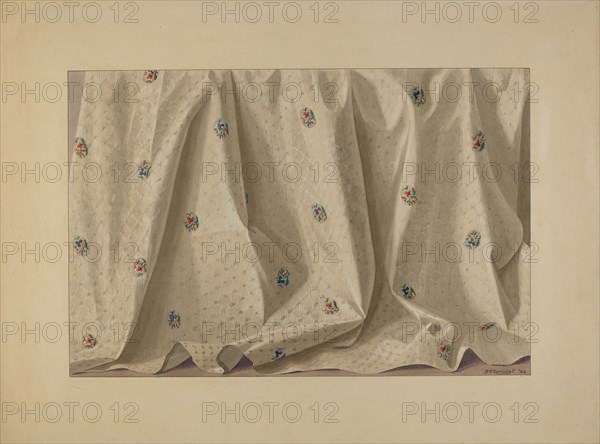 Dress Material, c. 1938.