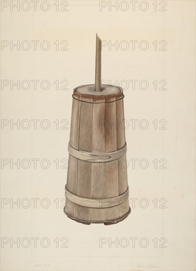 Wooden Churn, 1935/1942.