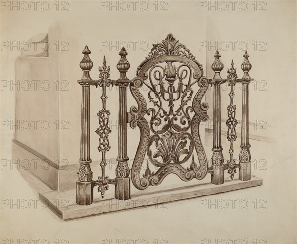 Cast Iron Gate, c. 1936.