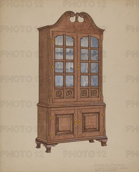 China Cupboard, c. 1939.