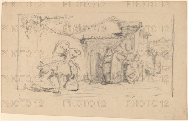 Son and Donkey, c. 1859.