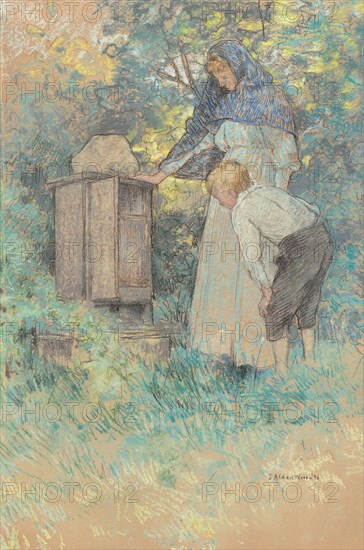 Watching the Bees, 1896.