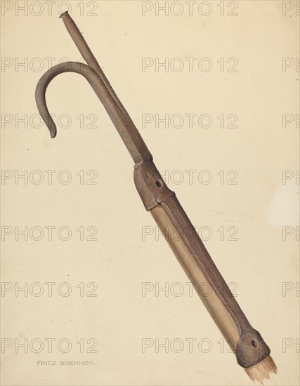 Zoar Apple Hook, c. 1937.