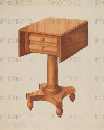 Drop-leaf Table, c. 1936.