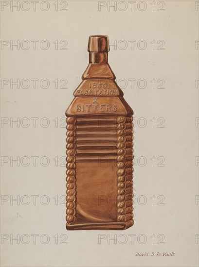 Log Cabin Flask, c. 1941.