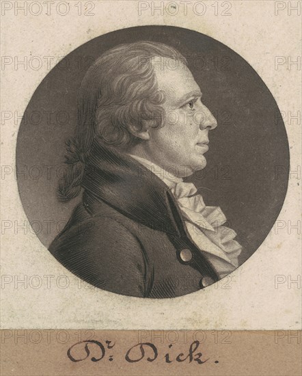Elisha Cullen Dick, 1805.