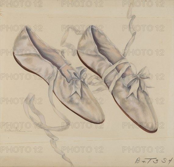 Walking Slippers, c. 1936.