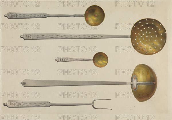 Kitchen Utensils, c. 1939.