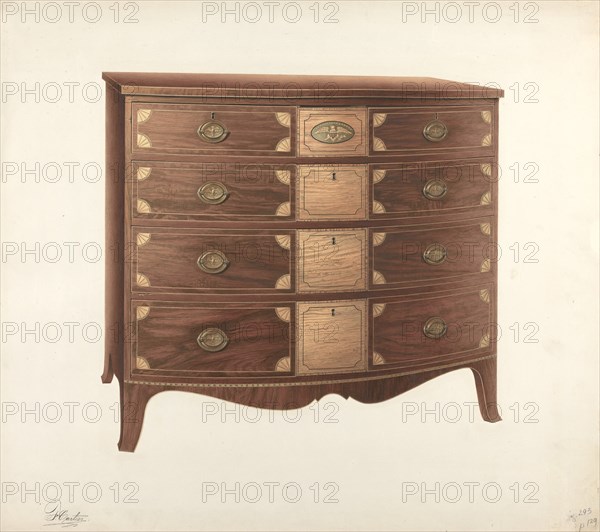 Chest of Drawers, c. 1939.