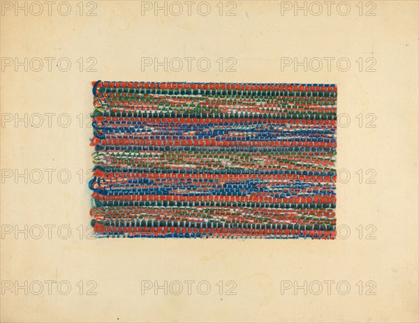 Shaker Rug Strip, c. 1936.