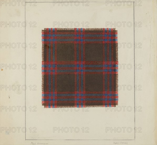 Plaid Homespun, 1935/1942.