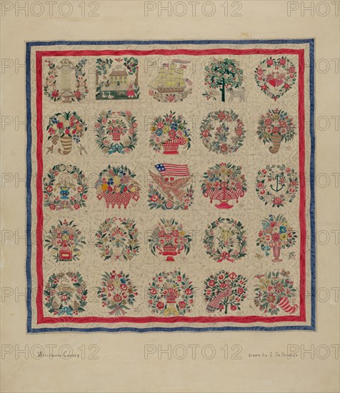 Friendship Quilt, c. 1937.