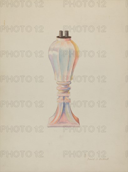 Whale Oil Lamp, 1935/1942.