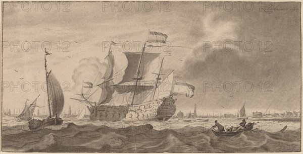 War Vessel in the Y, 1768.