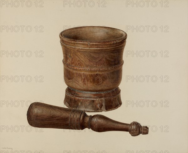 Mortar and Pestle, c. 1940.