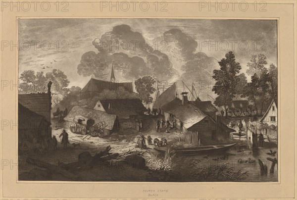 Village with Pond, c. 1782.