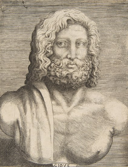 Bust of Jupiter, ca 1531-76.