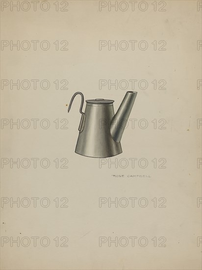 Miner's Oil Lamp, 1935/1942.