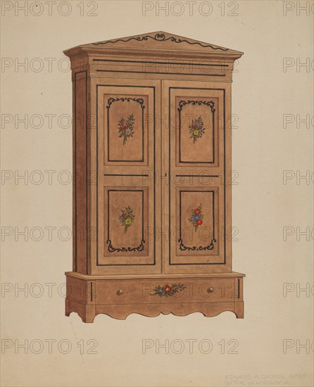 Painted Wardrobe, 1935/1942.