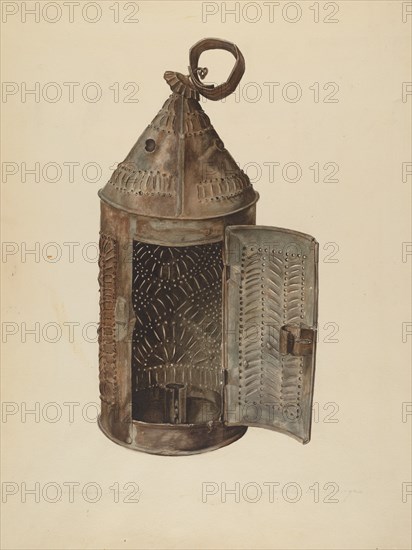 Sheet Iron Lantern, c. 1938.