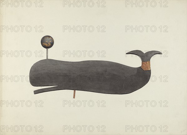 Whale Weather Vane, c. 1938.