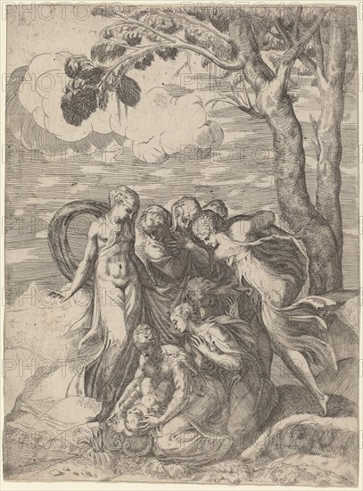 The Finding of Moses, 1540s.