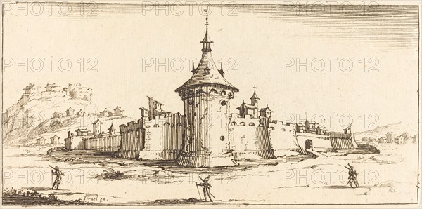 Landscape, in or after 1635.