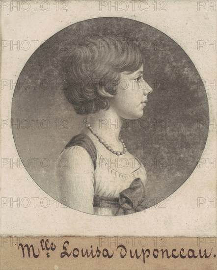 Louisa DuPonceau, 1798-1803.