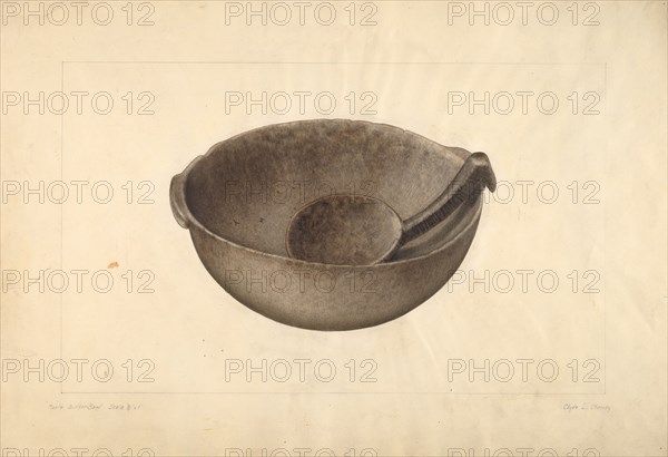 Maple Butter Bowl, 1935/1942.