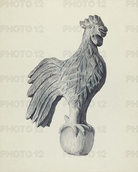 Cock Weather Vane, 1935/1942.