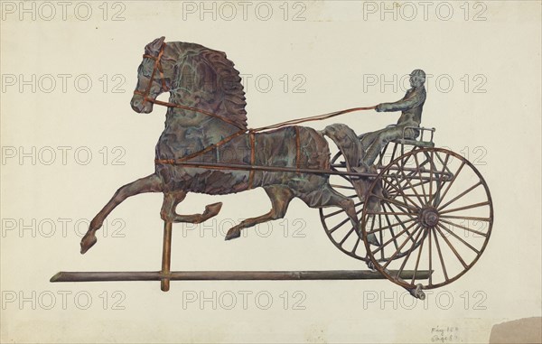 Copper Weather Vane, c. 1937.