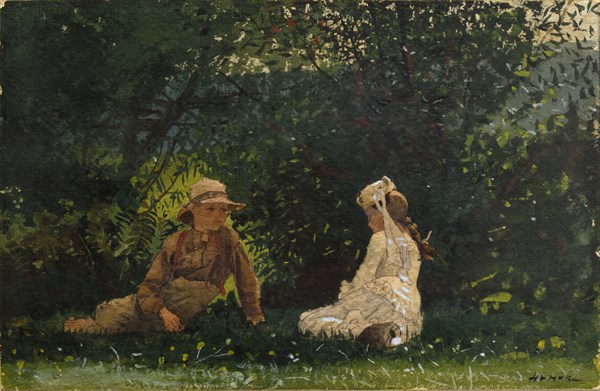 Scene at Houghton Farm, 1878.
