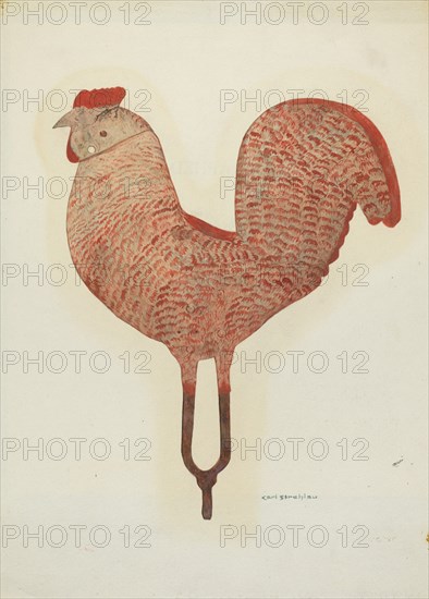 Weather Vane Rooster, c. 1940.