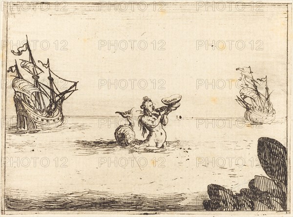 Siren between Two Ships, 1628.