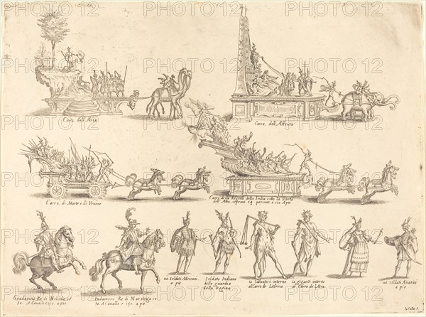 Floats and Participants, 1616.