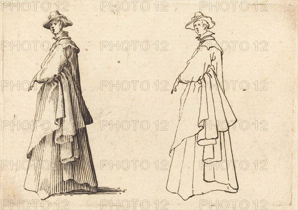 Lady in a Large Coat, c. 1617.