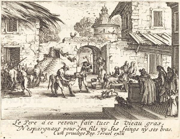 Killing the Fatted Calf, 1635.