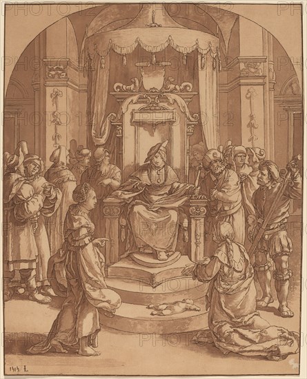 The Judgment of Solomon, 1782.