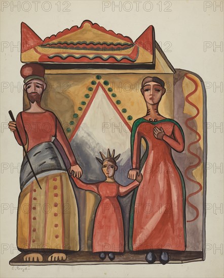 Bulto - Holy Family, 1935/1942.