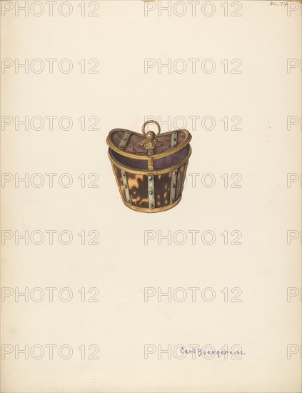 Box for Small Jewelry, c. 1941.