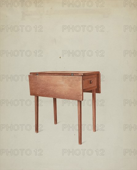 Shaker Sewing Table, 1935/1942.