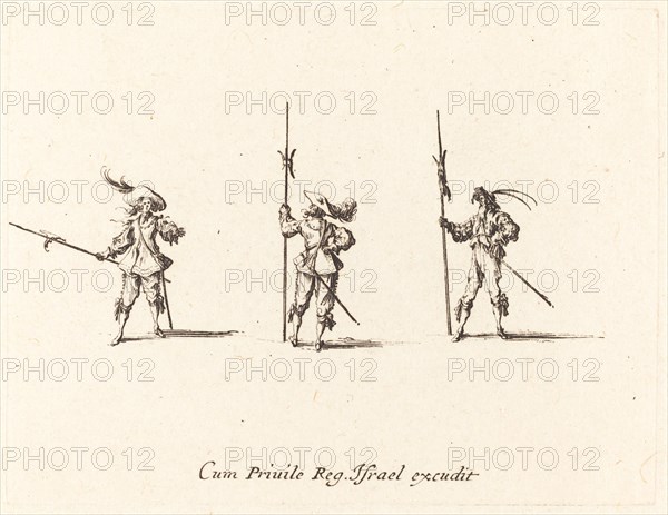 Drill with Halberds, 1634/1635.